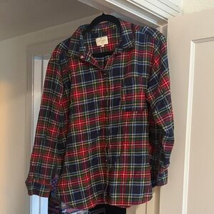 Sezane Max Shirt - York Tartan - Size 12 (44)